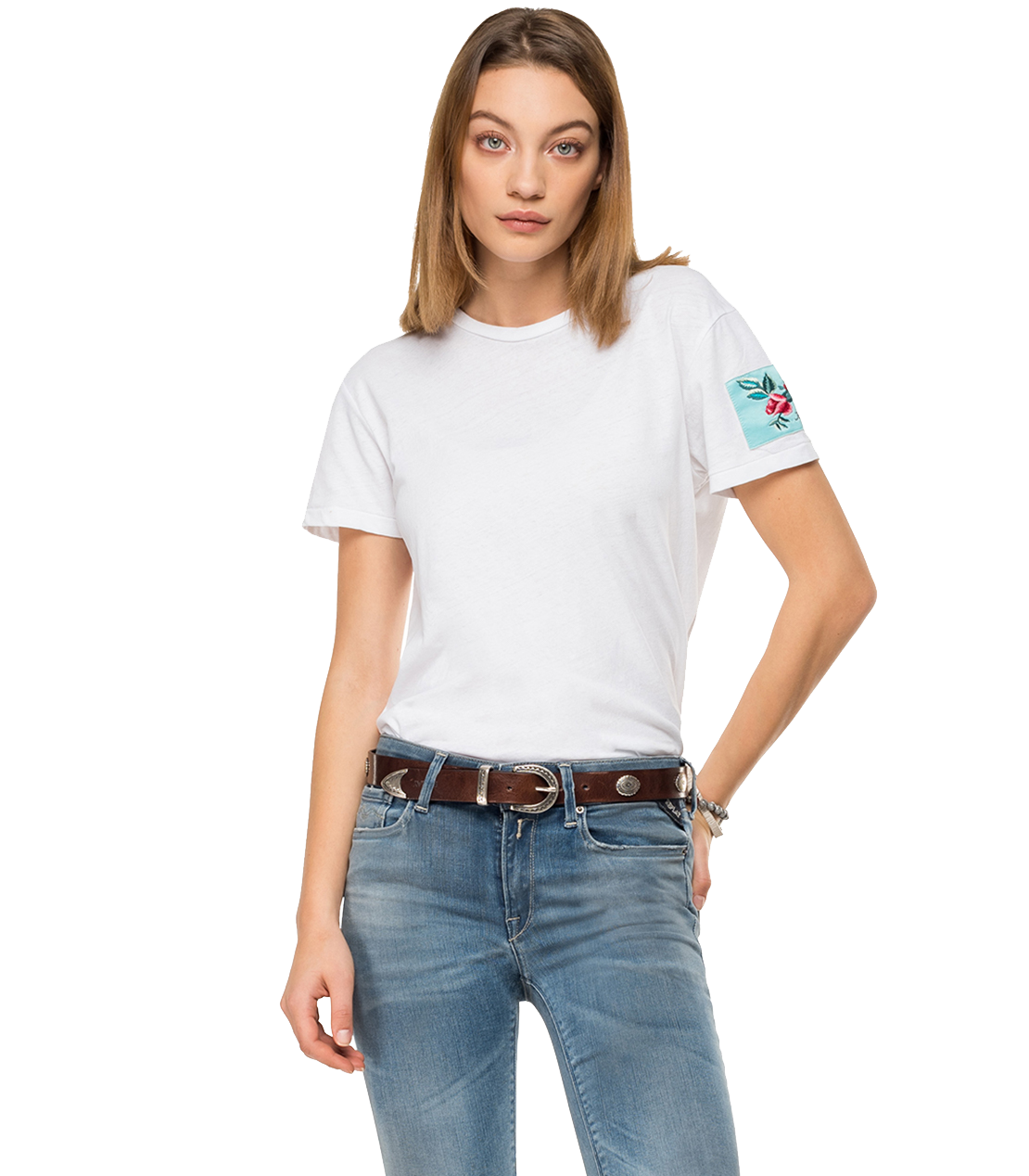 NEW LUZ 11.5oz Hyper Bio スーパーストレッチ スキニー Ecoデニム 詳細画像 ミディアムブルー 1